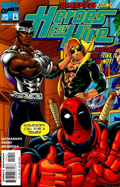 Marvel COMIC BOOK Heroes for Hire #10 (VF/NM)