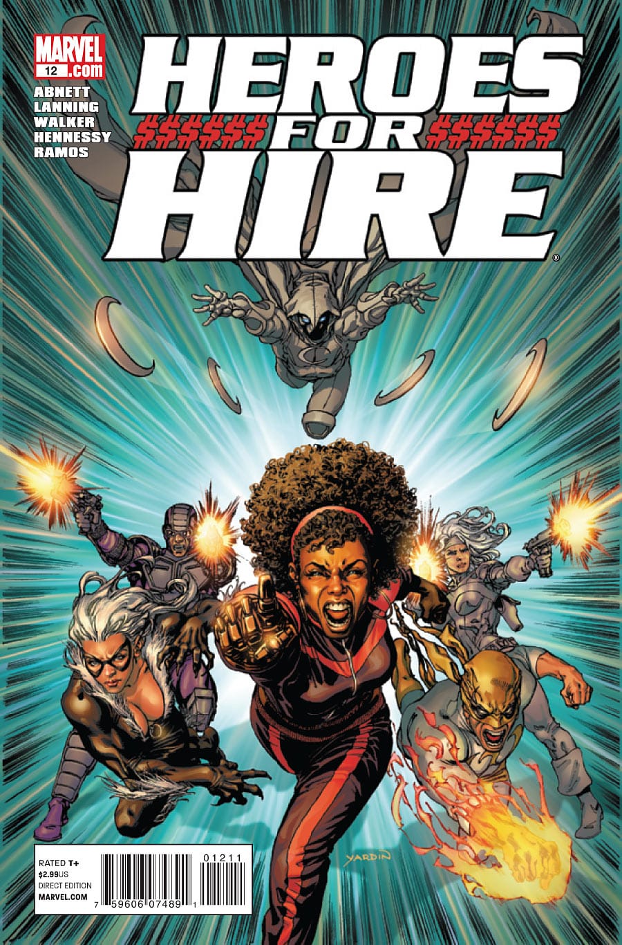 Marvel COMIC BOOK Heroes for Hire #12 (VF/NM)