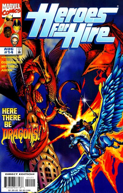 Marvel COMIC BOOK Heroes for Hire #14 (VF/NM)