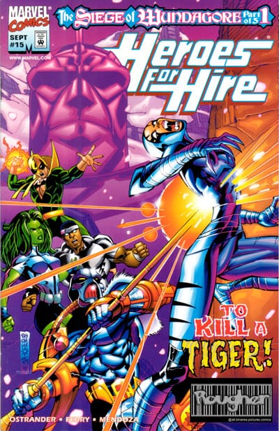 Marvel COMIC BOOK Heroes for Hire #15 (VF/NM)