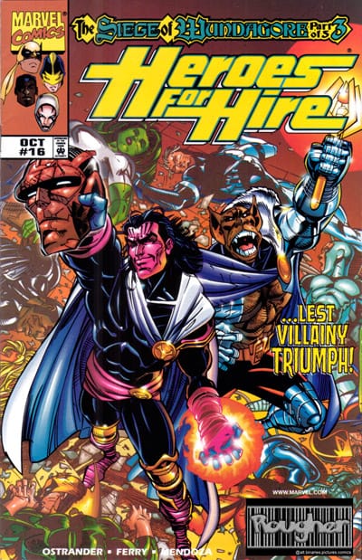 Marvel COMIC BOOK Heroes for Hire #16 (VF/NM)