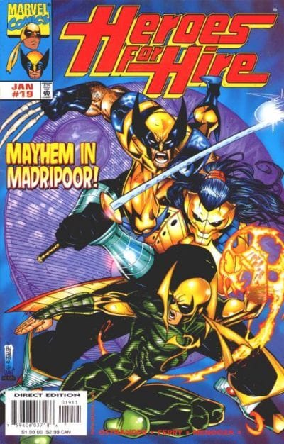 Marvel COMIC BOOK Heroes for Hire #19 (VF/NM)