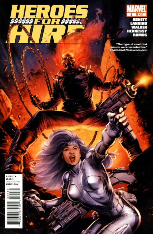 Marvel COMIC BOOK Heroes for Hire #2 (VF/NM)