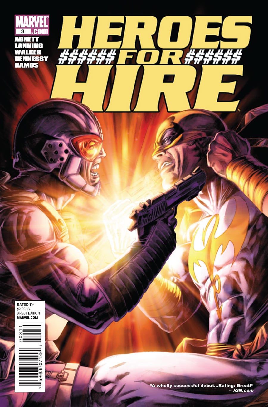 Marvel COMIC BOOK Heroes for Hire #3 (VF/NM)