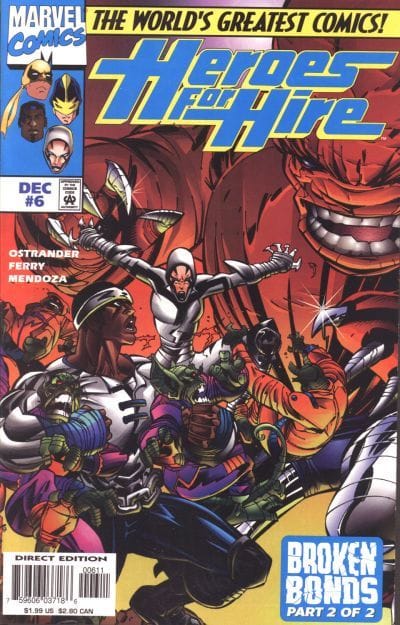 Marvel COMIC BOOK Heroes for Hire #6 (VF/NM)