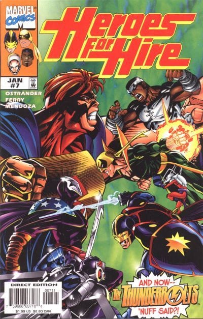 Marvel COMIC BOOK Heroes for Hire #7 (VF/NM)