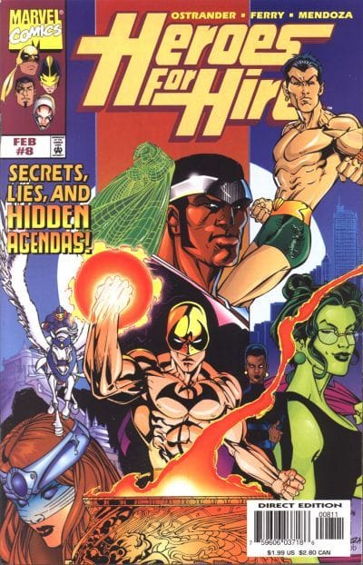 Marvel COMIC BOOK Heroes for Hire #8 (VF/NM)