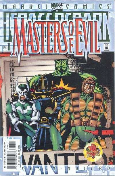 Marvel COMIC BOOK Heroes Reborn: Masters of Evil #1 CVR A Marvel 2000 VF