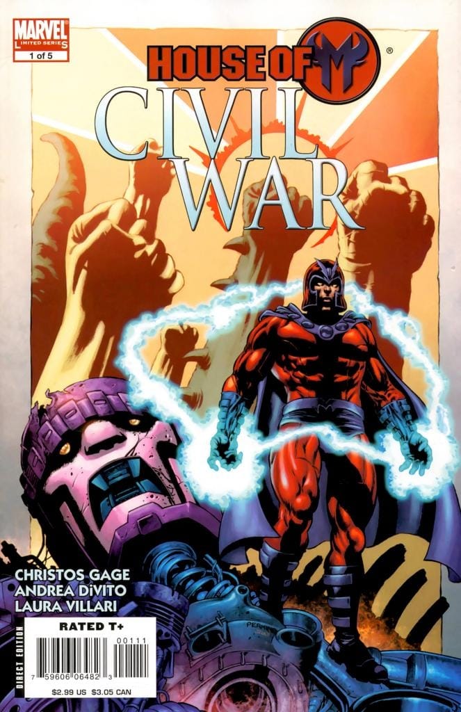 Marvel COMIC BOOK House of M: Civil War #1 (VF/NM)