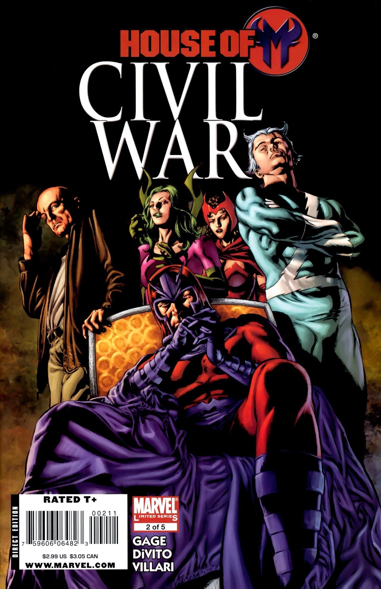 Marvel COMIC BOOK House of M: Civil War #2 (VF/NM)