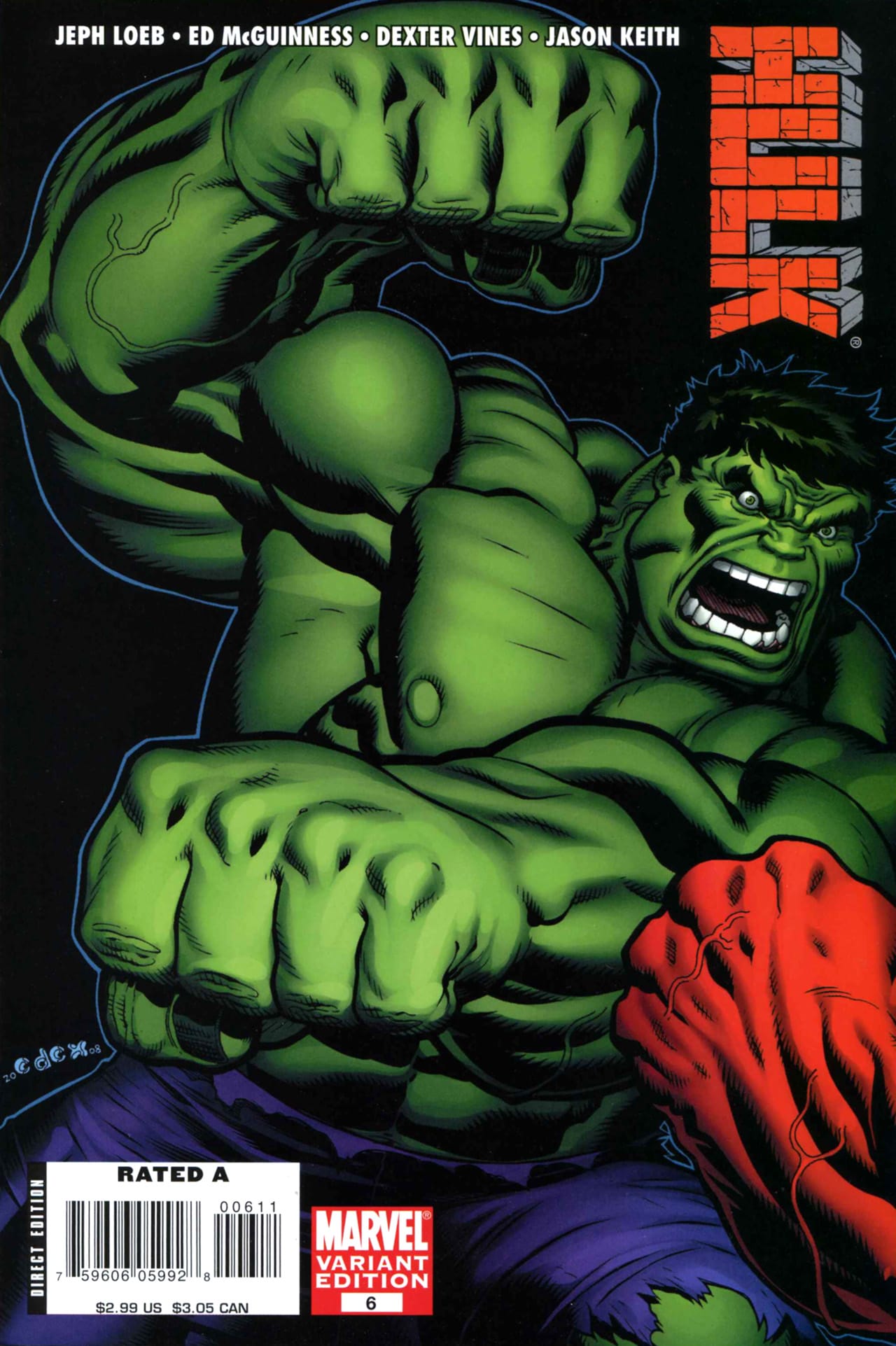 Marvel COMIC BOOK Hulk #6 - CVR B (VF)