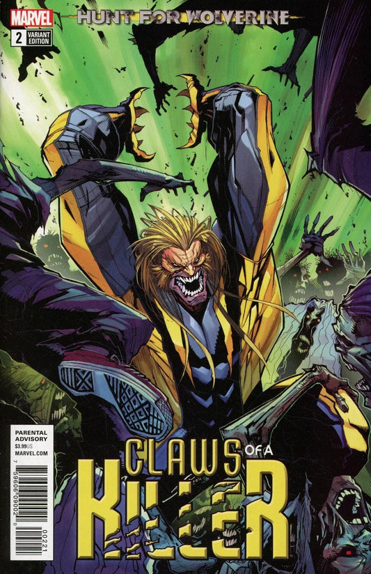 Marvel COMIC BOOK Hunt For Wolverine: Claws Of A Killer #2 - VAR (VF/NM)