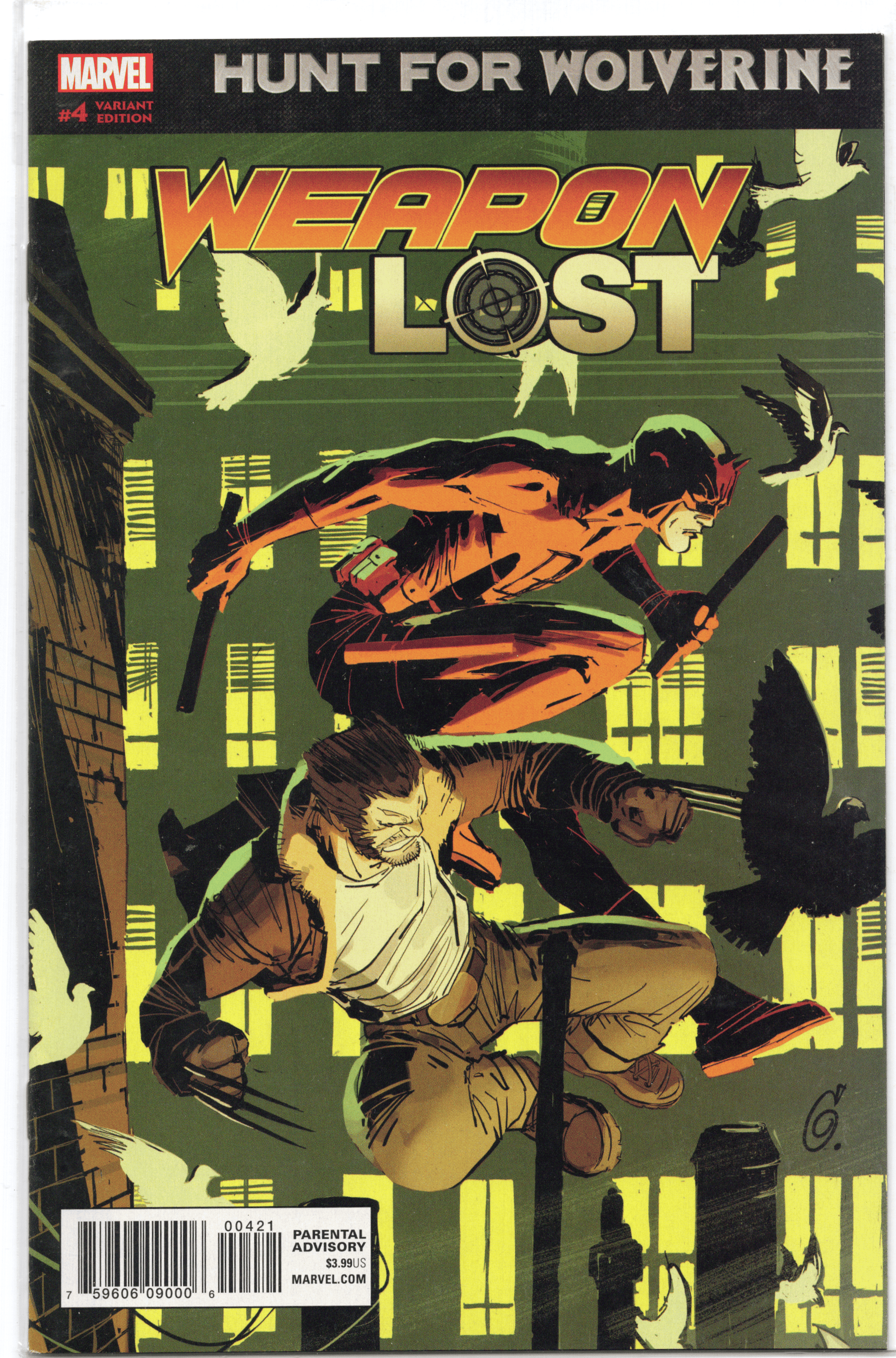 Marvel COMIC BOOK Hunt For Wolverine: Weapon Lost #4 VAR (VF/NM)