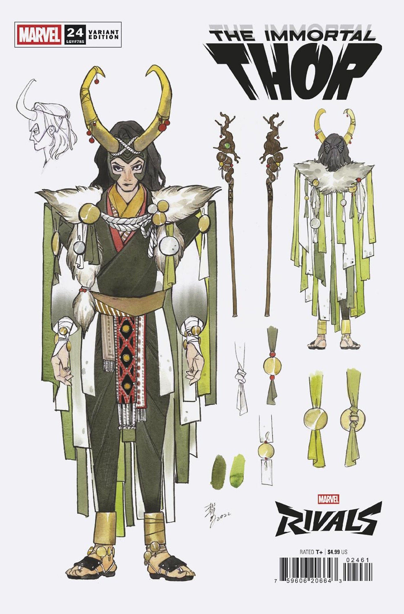 Marvel COMIC BOOK IMMORTAL THOR #24 PEACH MOMOKO MARVEL RIVALS VARIANT
