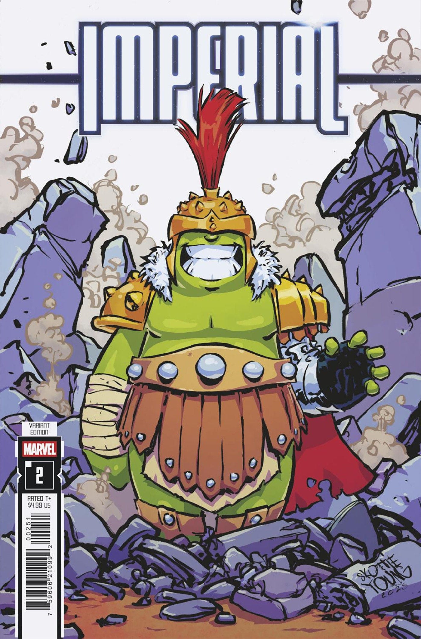 Marvel COMIC BOOK IMPERIAL #2 SKOTTIE YOUNG VARIANT