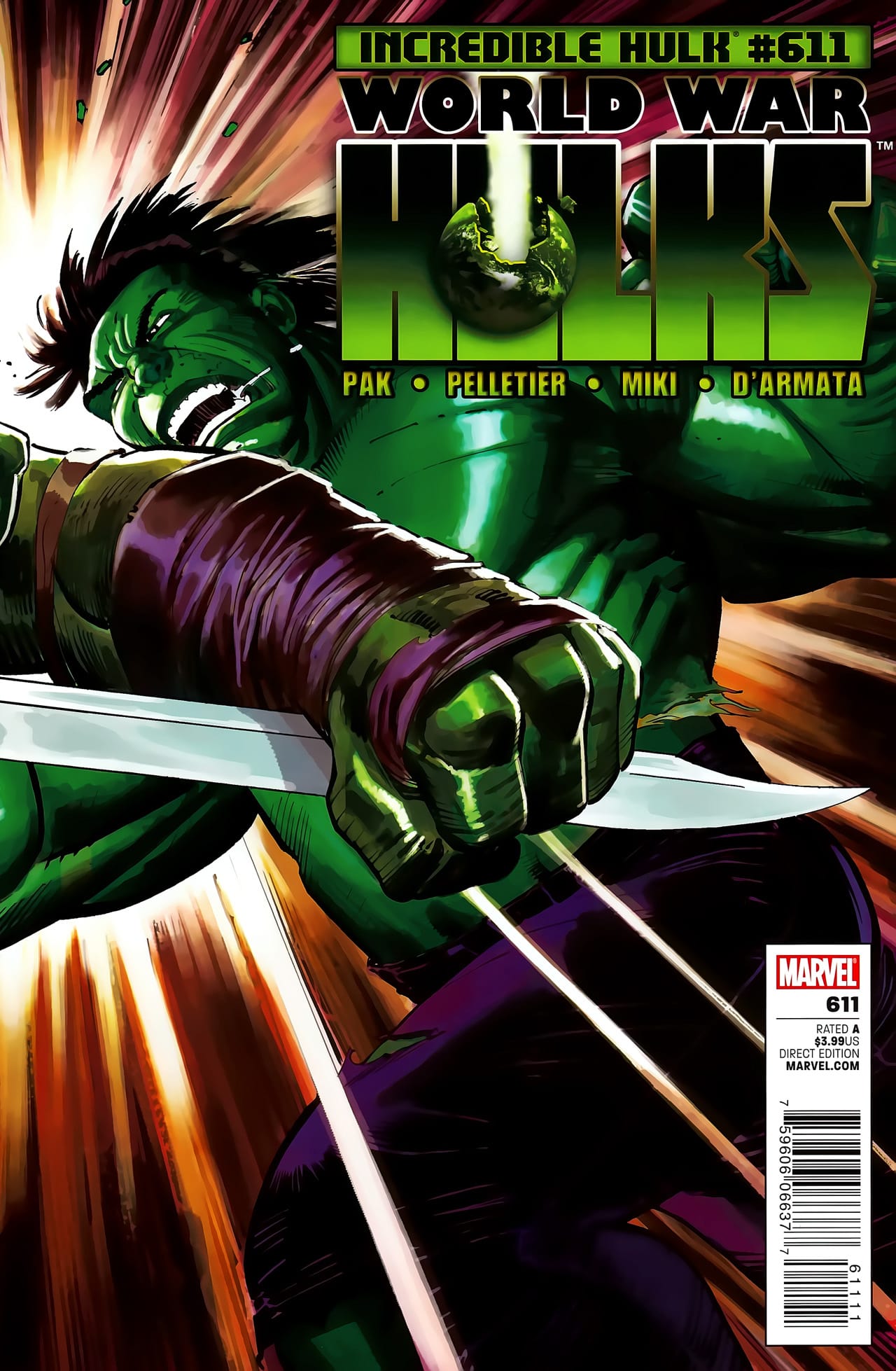Marvel COMIC BOOK Incredible Hulk #611 - CVR A (VF)