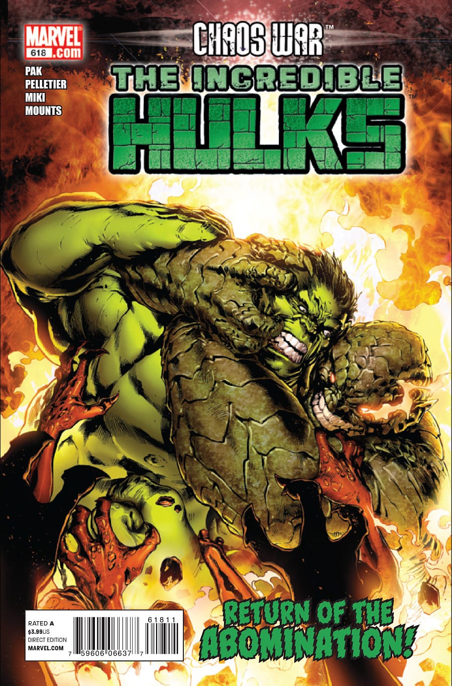 Marvel COMIC BOOK Incredible Hulks #618 - CVR A (VF)
