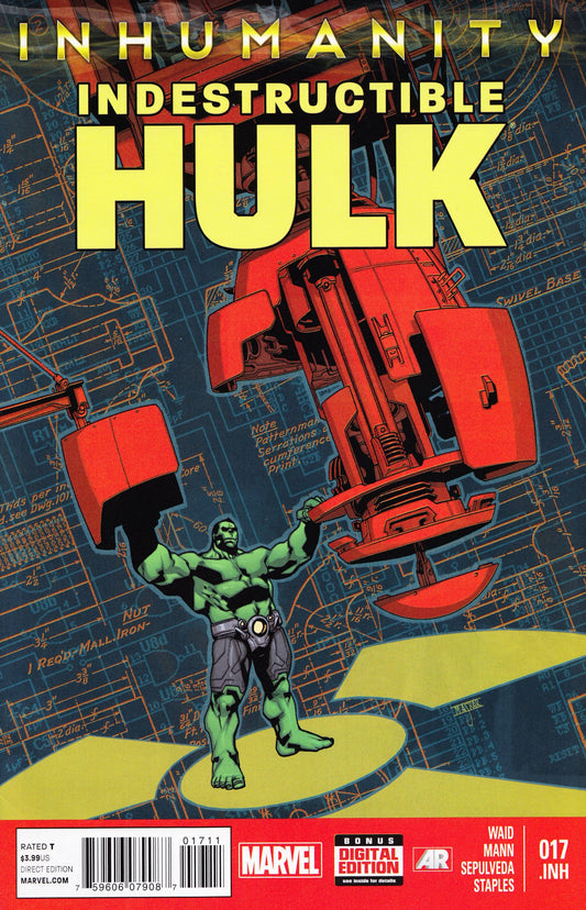 Marvel COMIC BOOK Indestructible Hulk #17 - CVR A (VF/NM)