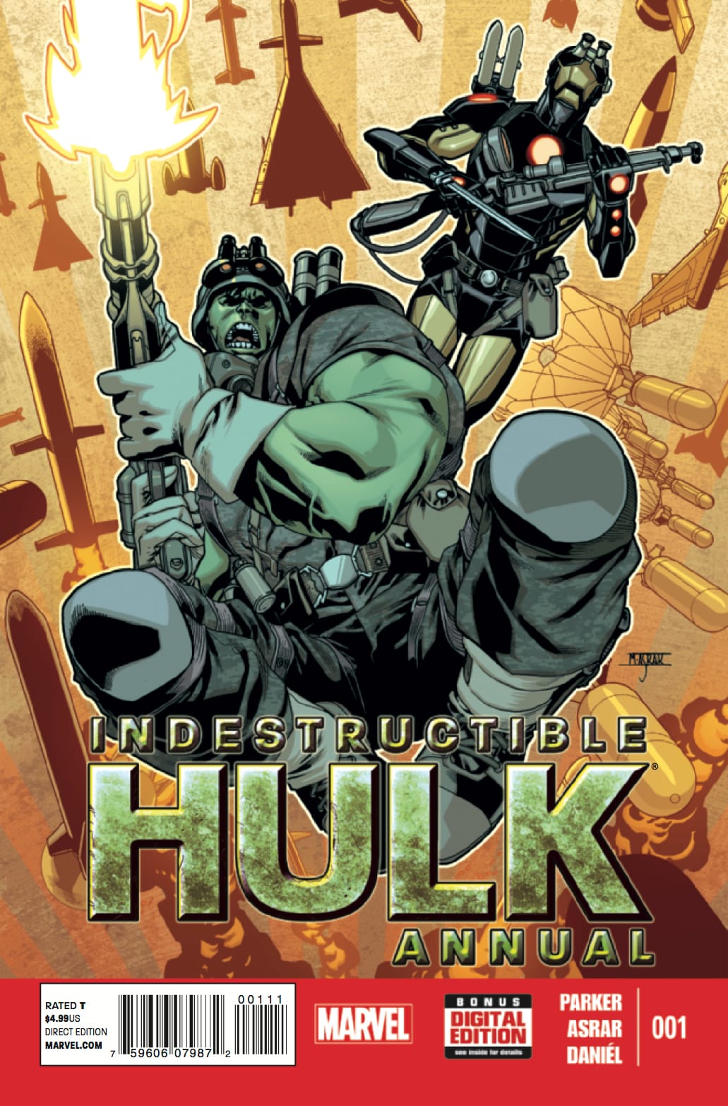 Marvel COMIC BOOK Indestructible Hulk Annual #1 - CVR A (VF/NM)
