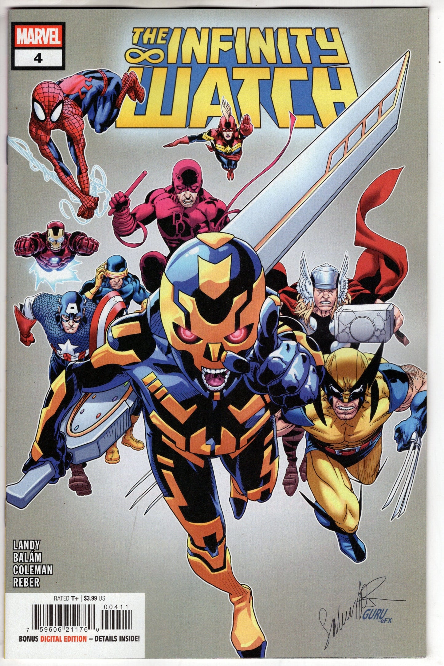 Marvel COMIC BOOK INFINITY WATCH #4