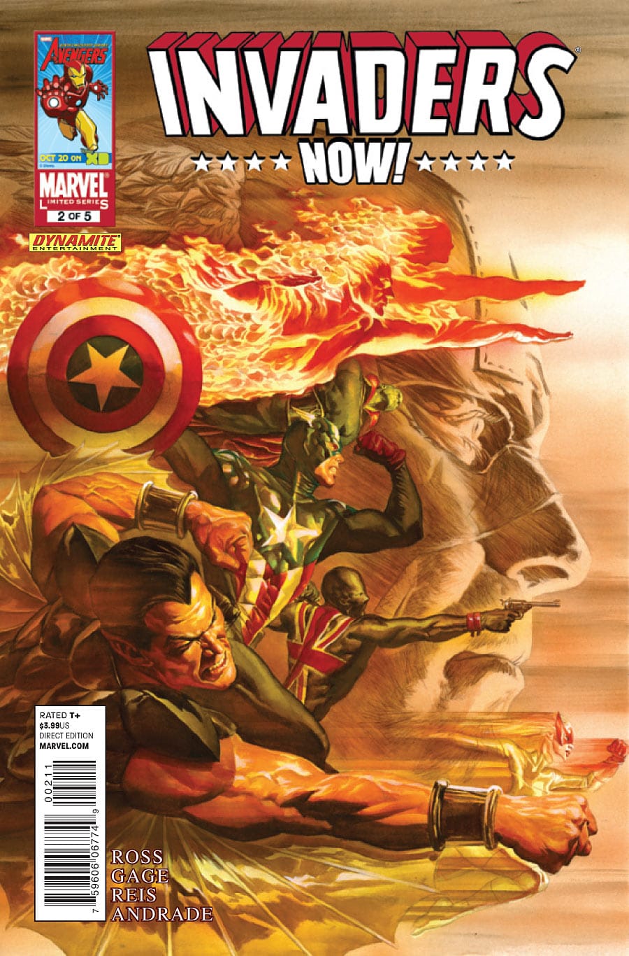 Marvel COMIC BOOK Invaders Now! #2 (VF/NM)