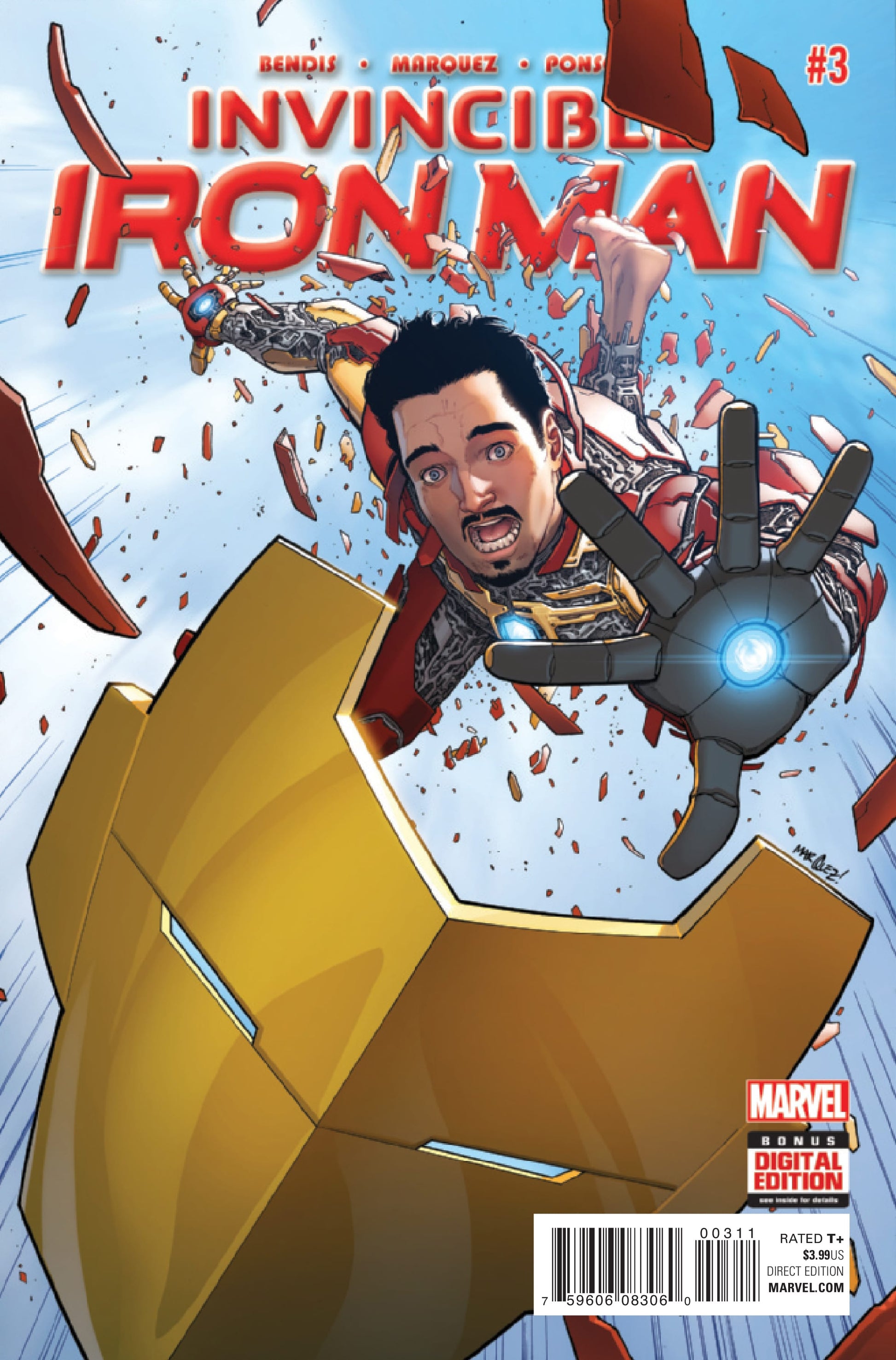 Marvel COMIC BOOK Invincible Iron Man #3 (VF/NM)