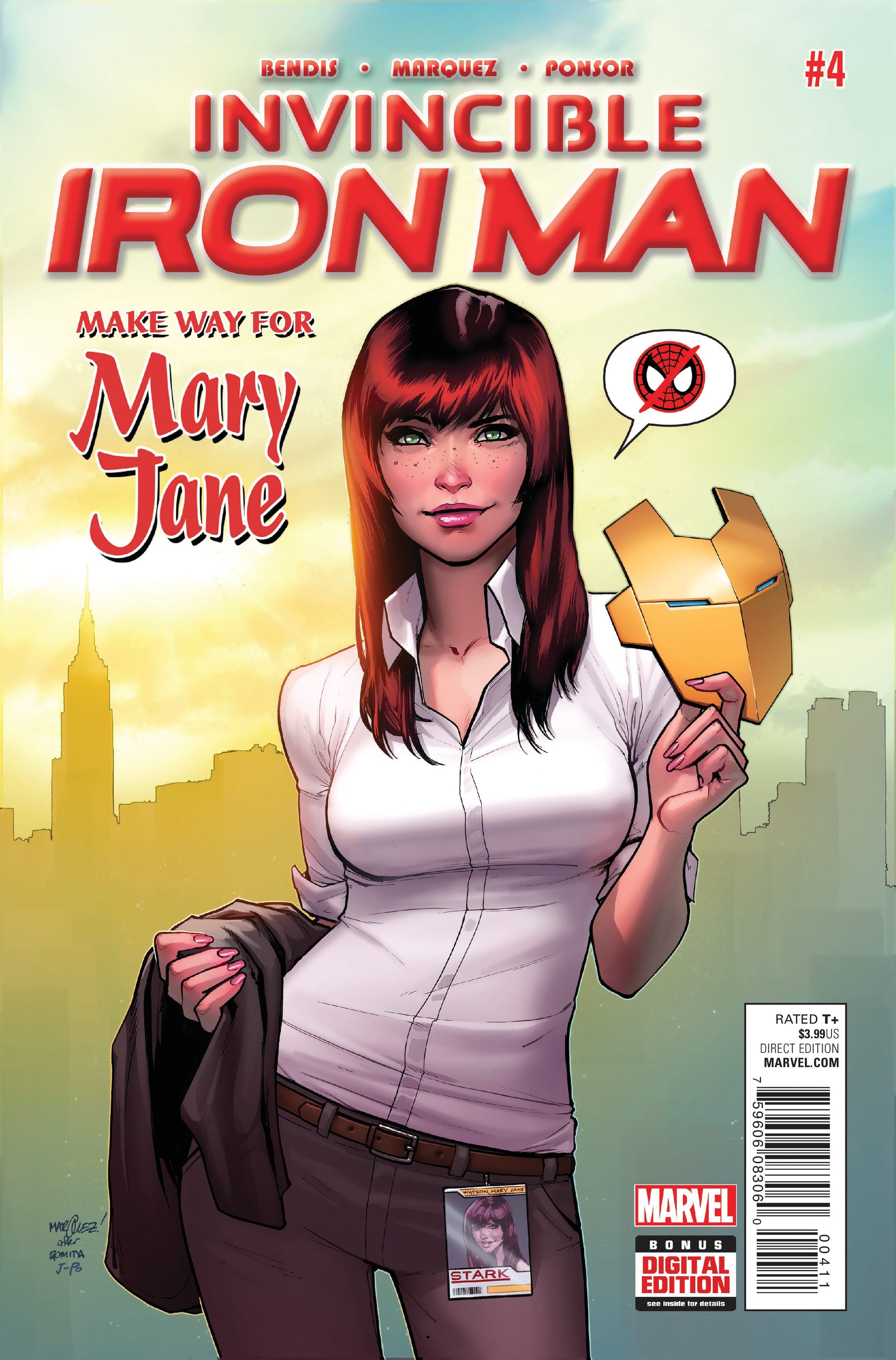 Marvel COMIC BOOK Invincible Iron Man #4 (VF/NM)