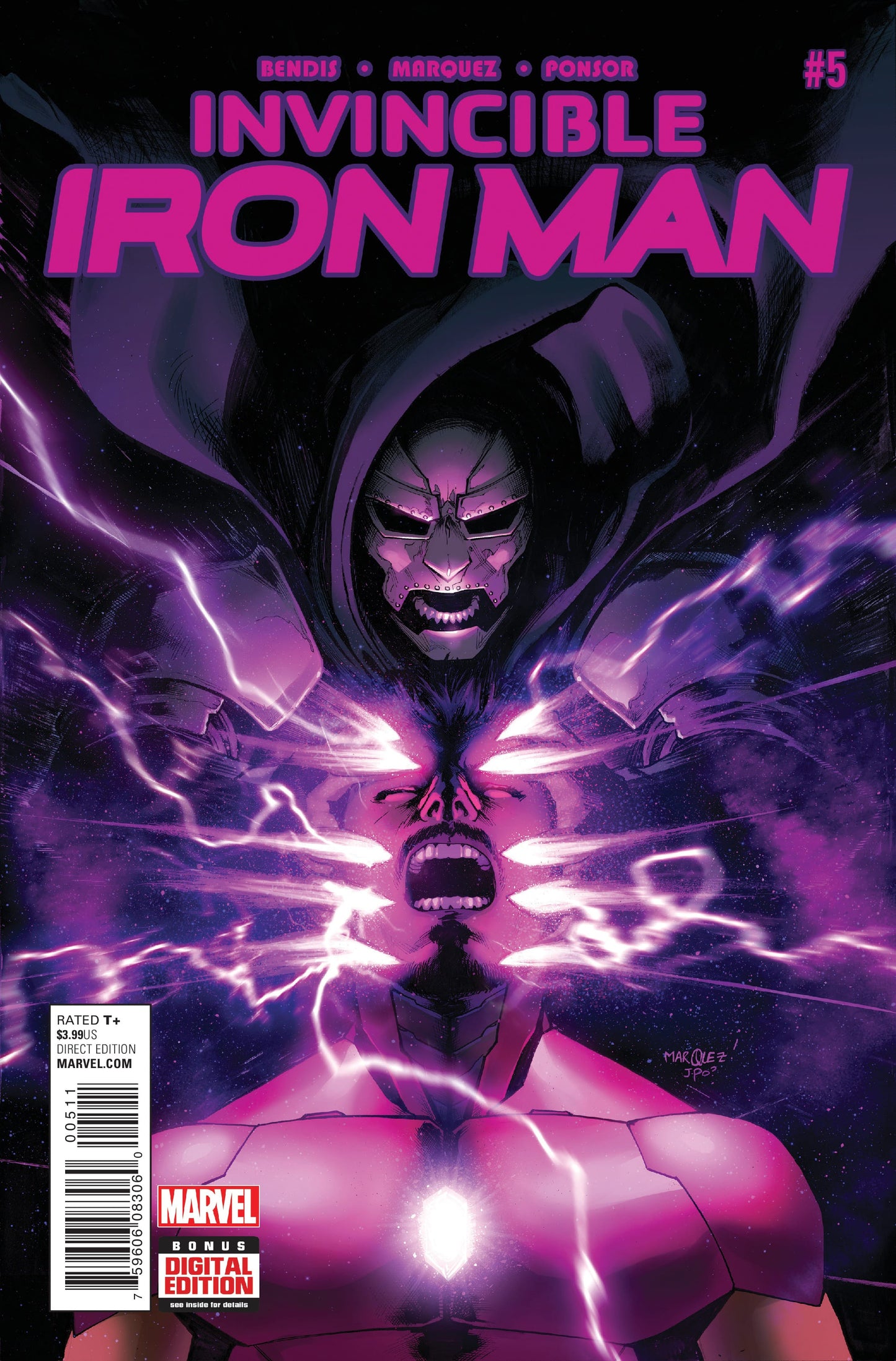 Marvel COMIC BOOK Invincible Iron Man #5 (VF/NM)