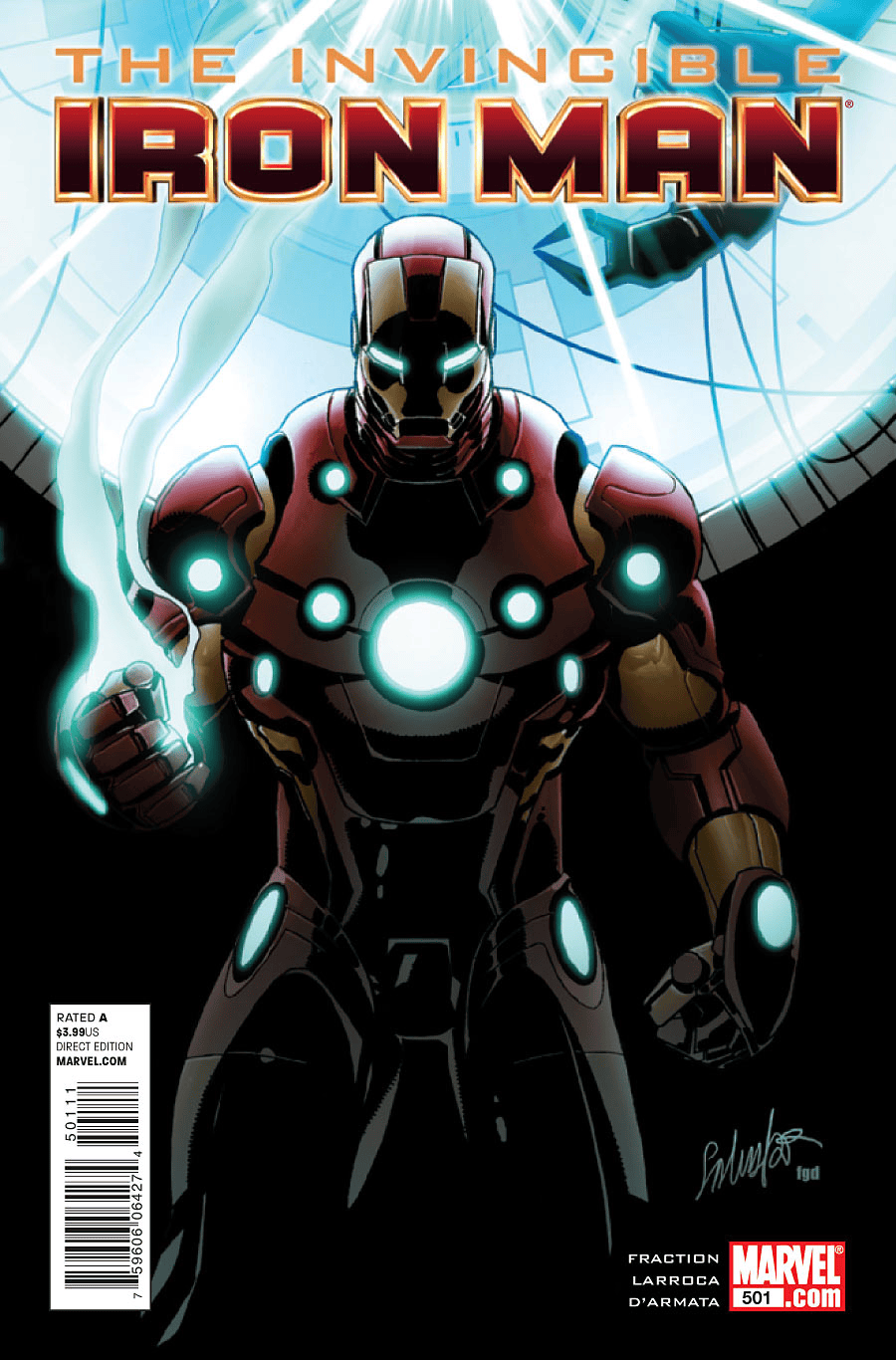 Marvel COMIC BOOK Invincible Iron Man #501 (VF/NM)