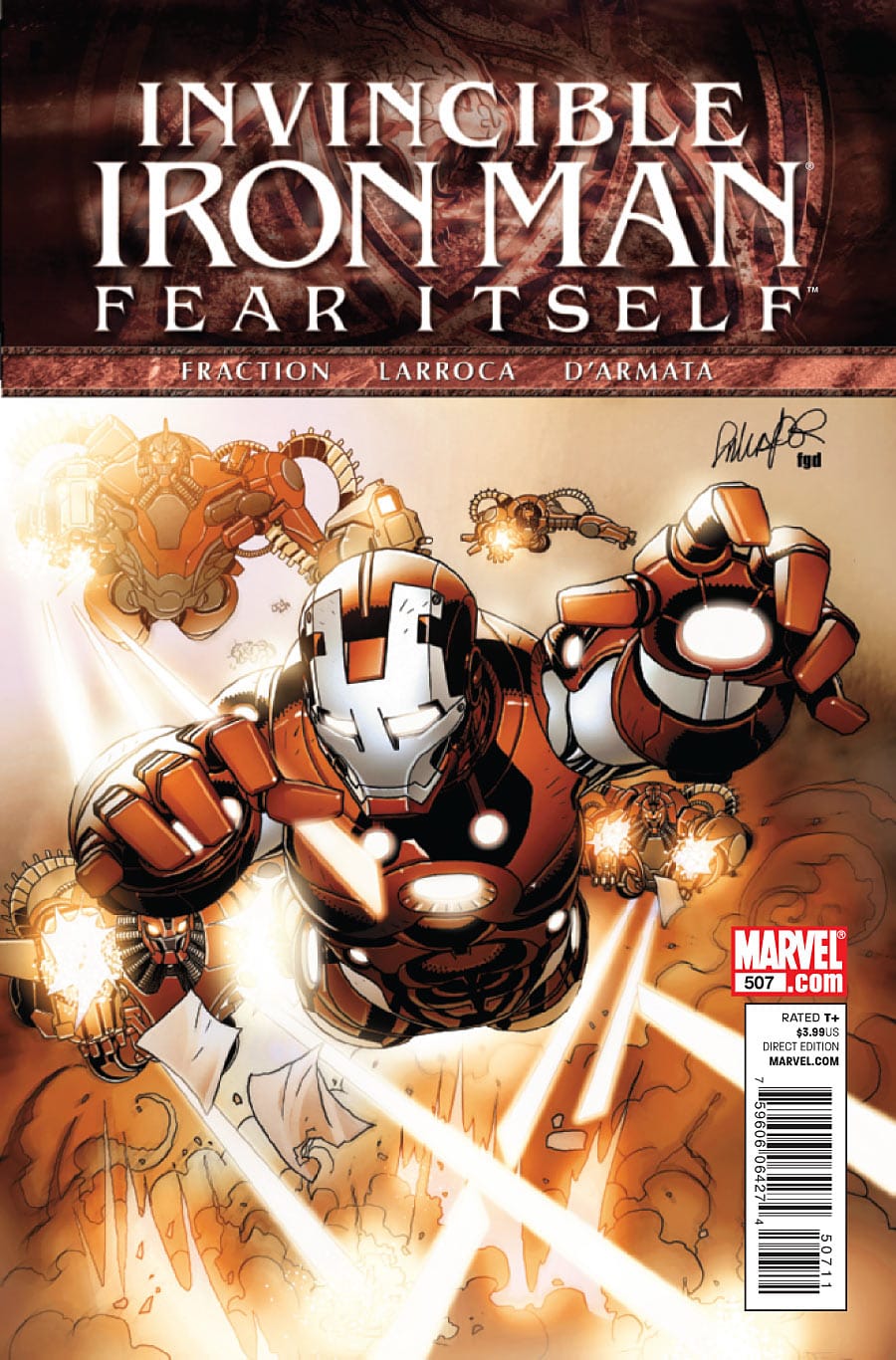 Marvel COMIC BOOK Invincible Iron Man #507 (VF/NM)