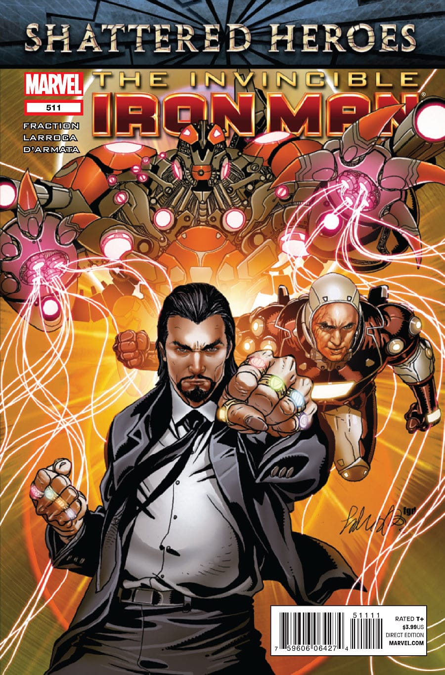 Marvel COMIC BOOK Invincible Iron Man #511 (VF/NM)