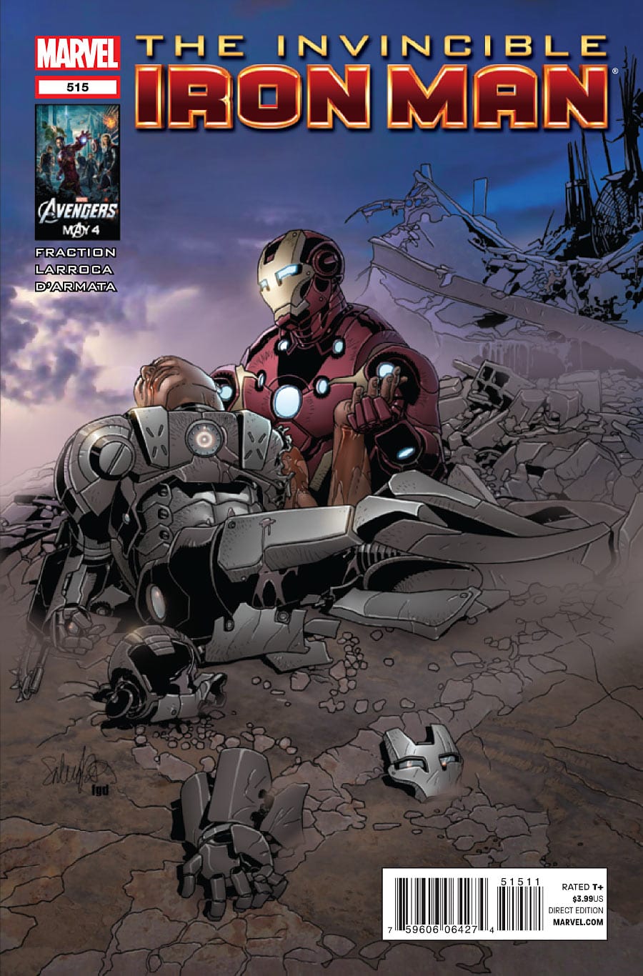 Marvel COMIC BOOK Invincible Iron Man #515 (VF/NM)