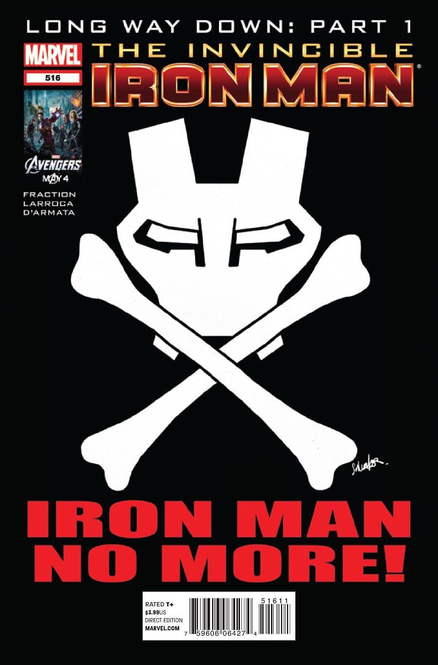 Marvel COMIC BOOK Invincible Iron Man #516 (VF/NM)