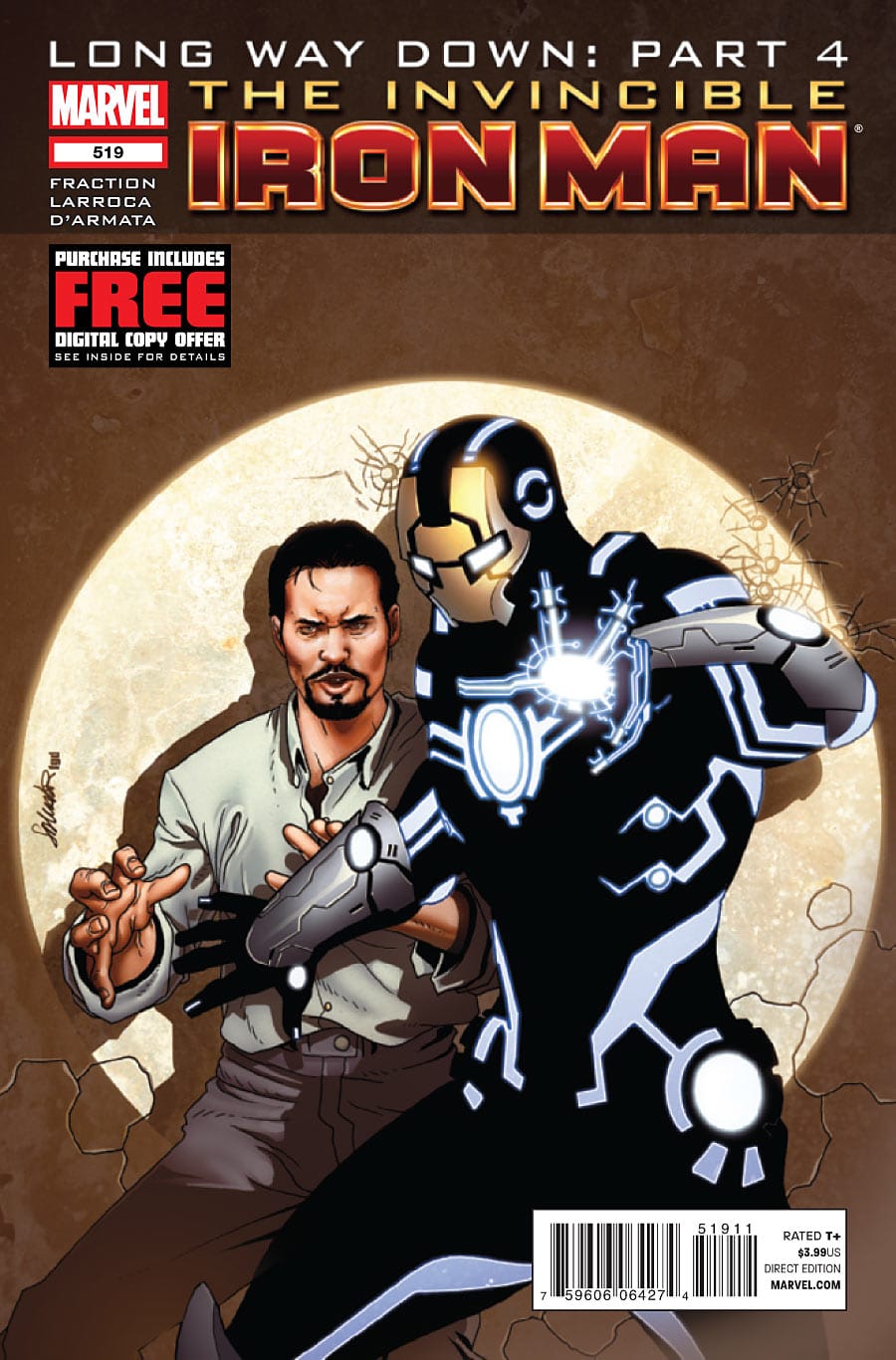 Marvel COMIC BOOK Invincible Iron Man #519 (VF/NM)