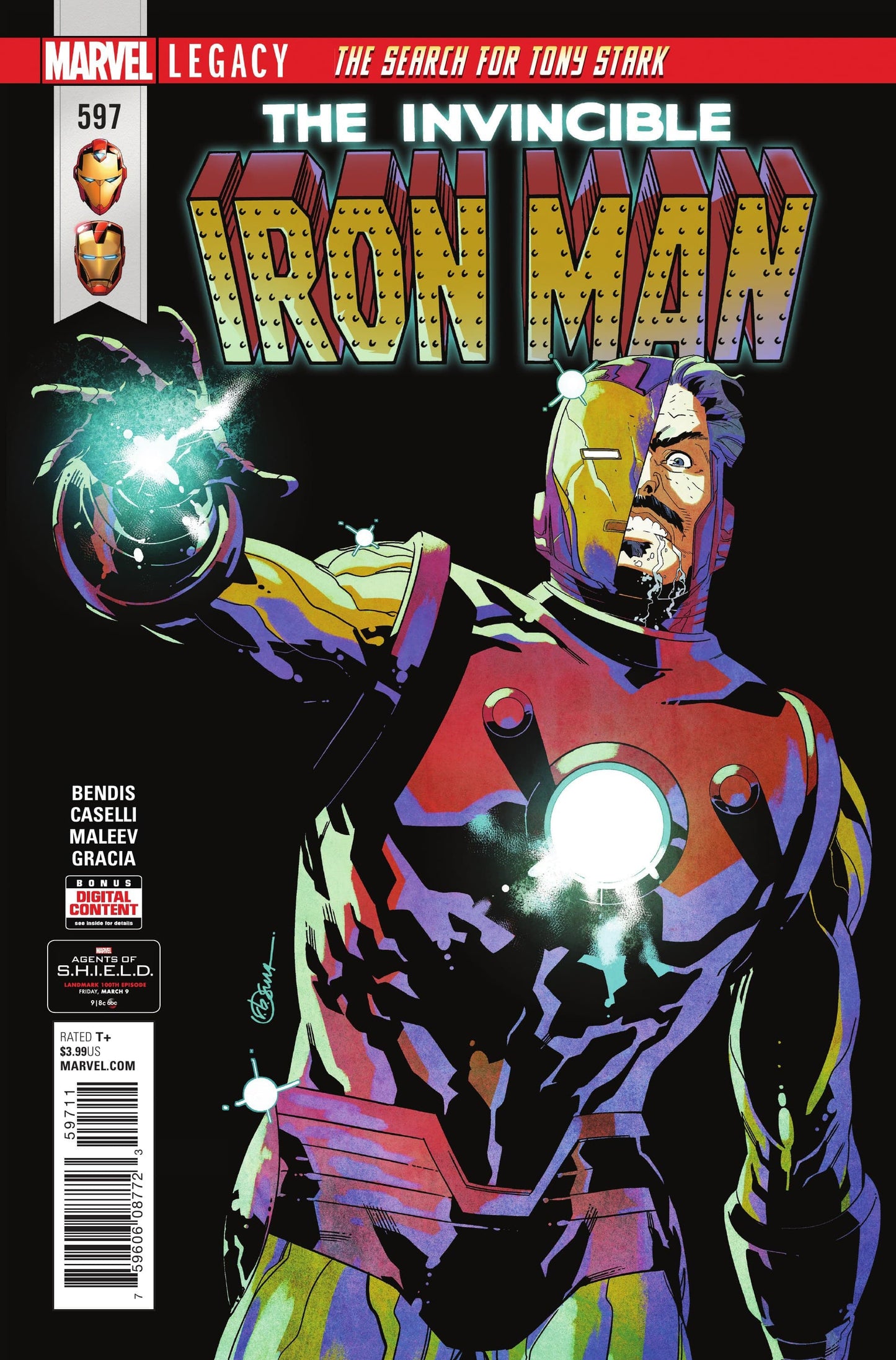 Marvel COMIC BOOK Invincible Iron Man #597 (VF/NM)