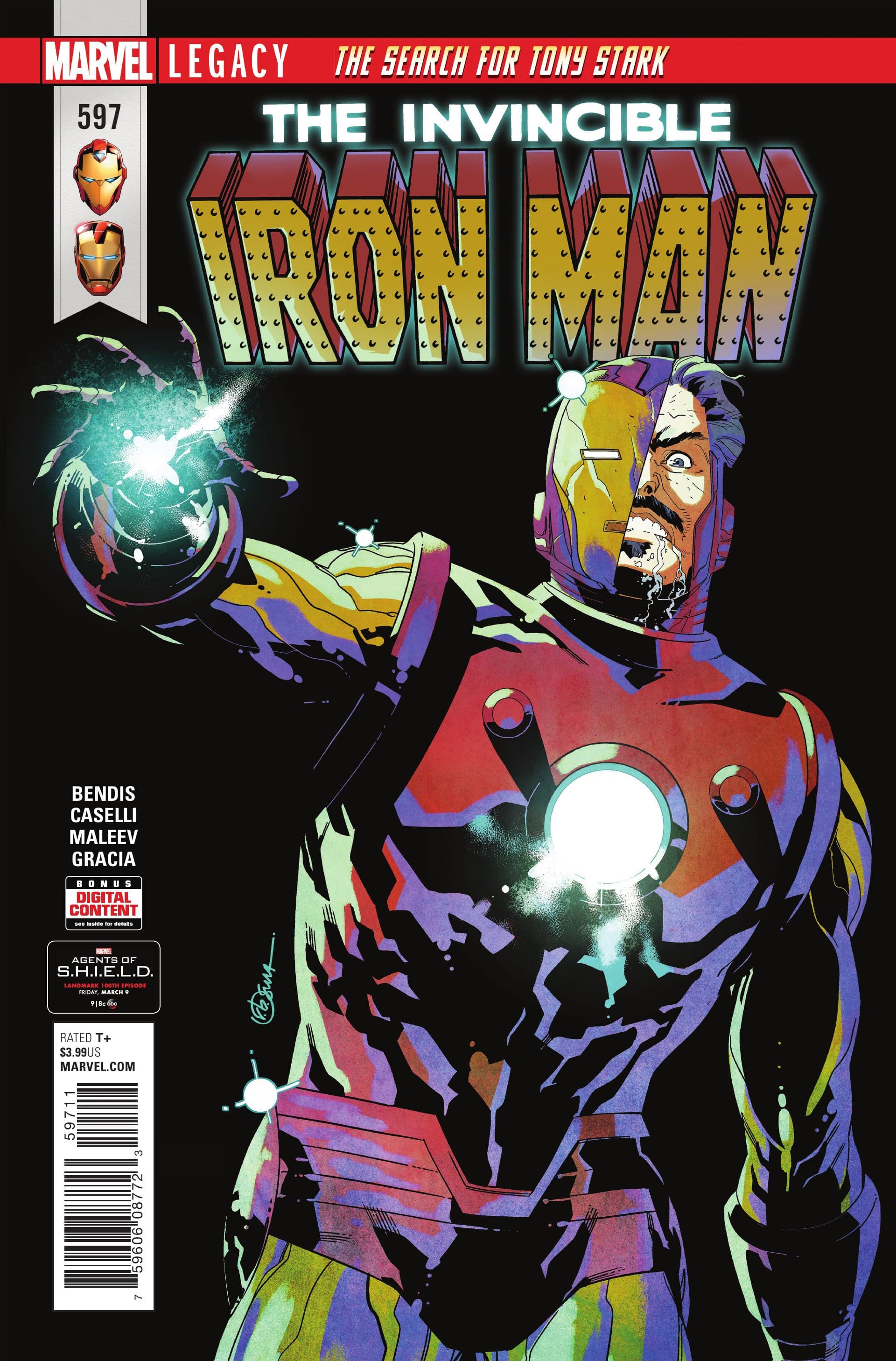 Marvel COMIC BOOK Invincible Iron Man #597 (VF/NM)