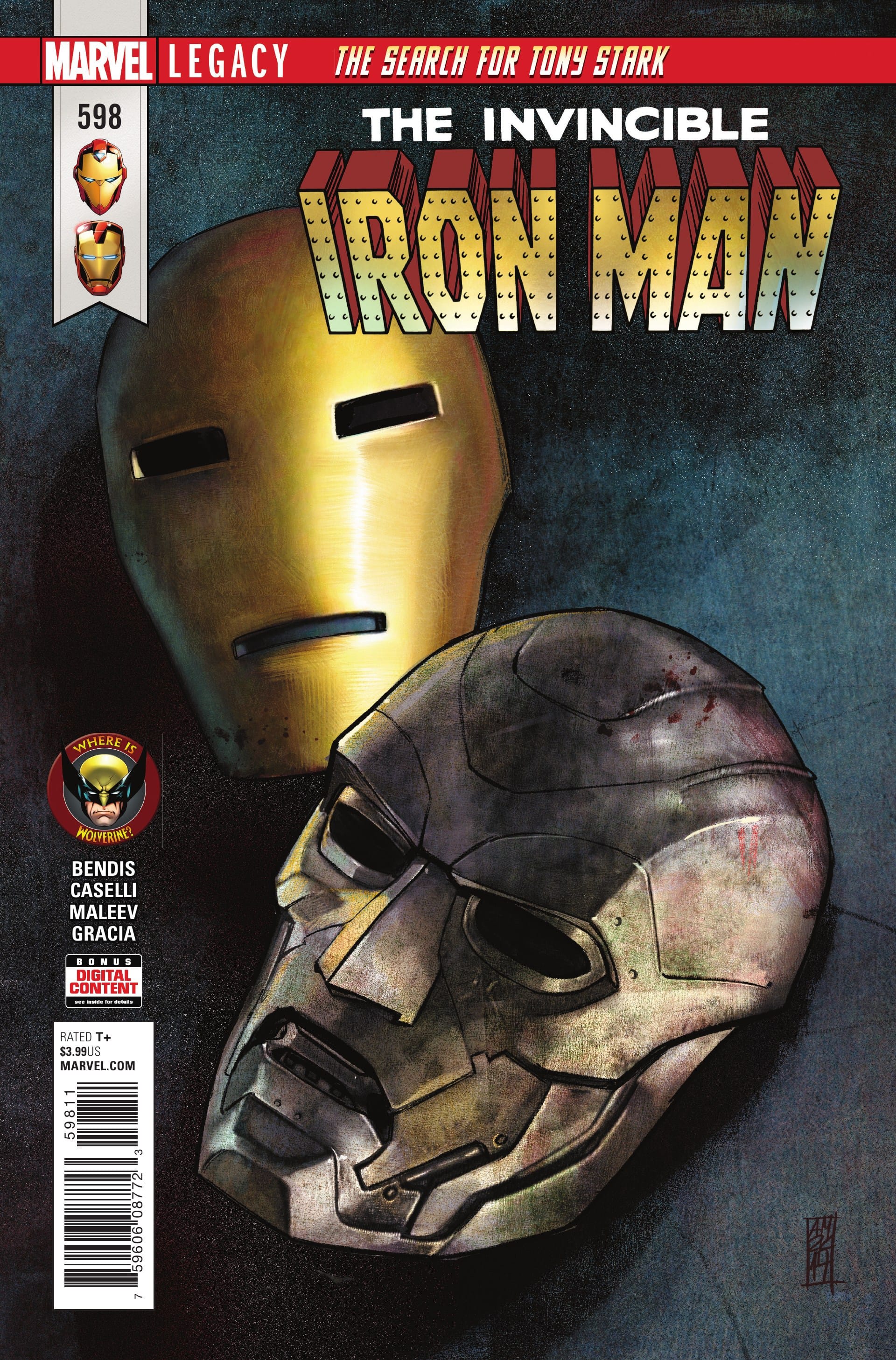 Marvel COMIC BOOK Invincible Iron Man #598 (VF/NM)