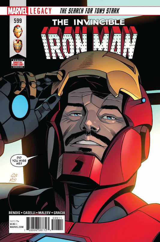 Marvel COMIC BOOK Invincible Iron Man #599 (VF/NM)