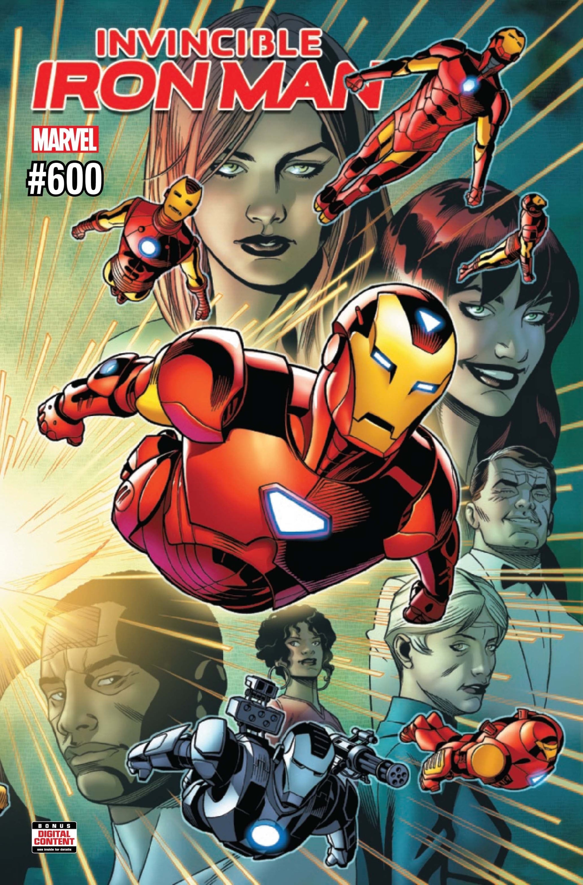 Marvel COMIC BOOK Invincible Iron Man #600 (VF/NM)