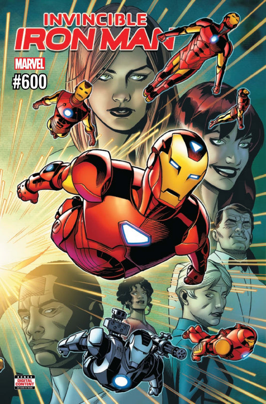 Marvel COMIC BOOK Invincible Iron Man #600 (VF/NM)