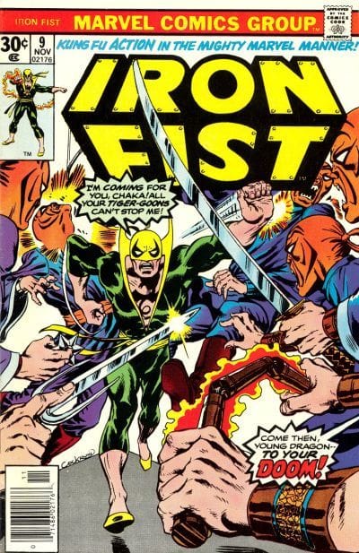 Marvel COMIC BOOK Iron Fist #9 (FN/VF)