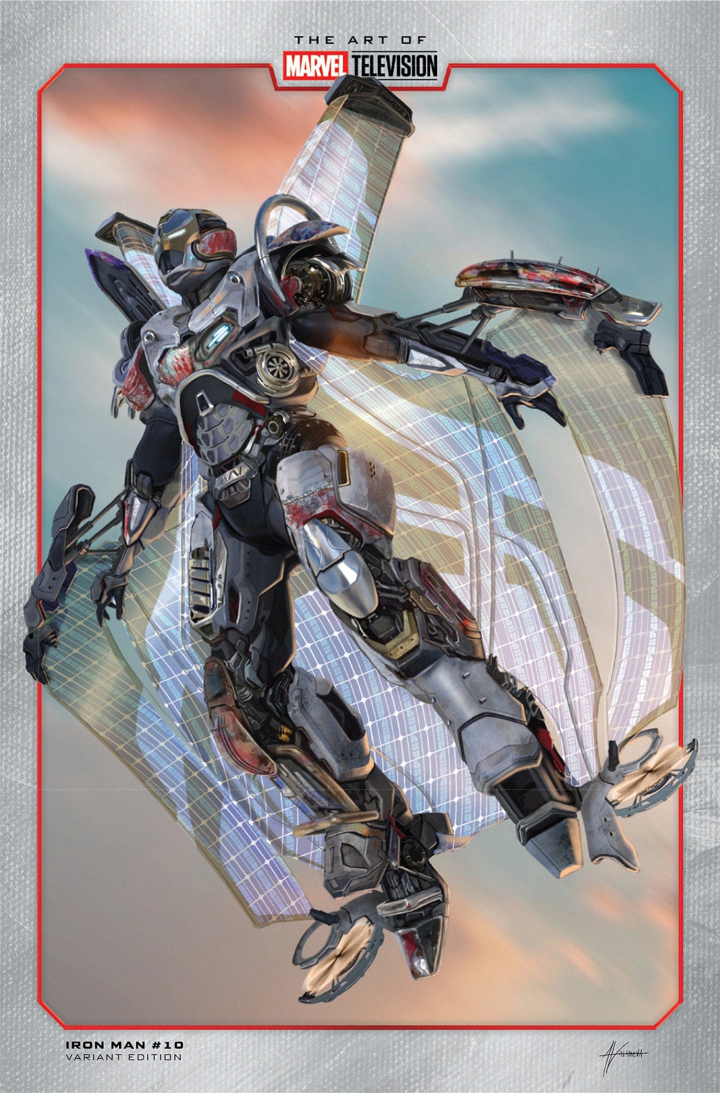 Marvel COMIC BOOK IRON MAN #10 ALAN VILLANUEVA MARVEL TELEVISION VARIANT