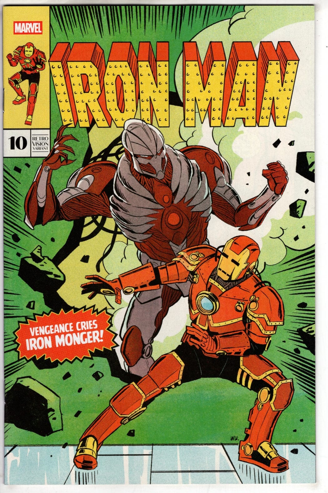 Marvel COMIC BOOK IRON MAN #10 ANNIE WU RETROVISION VARIANT