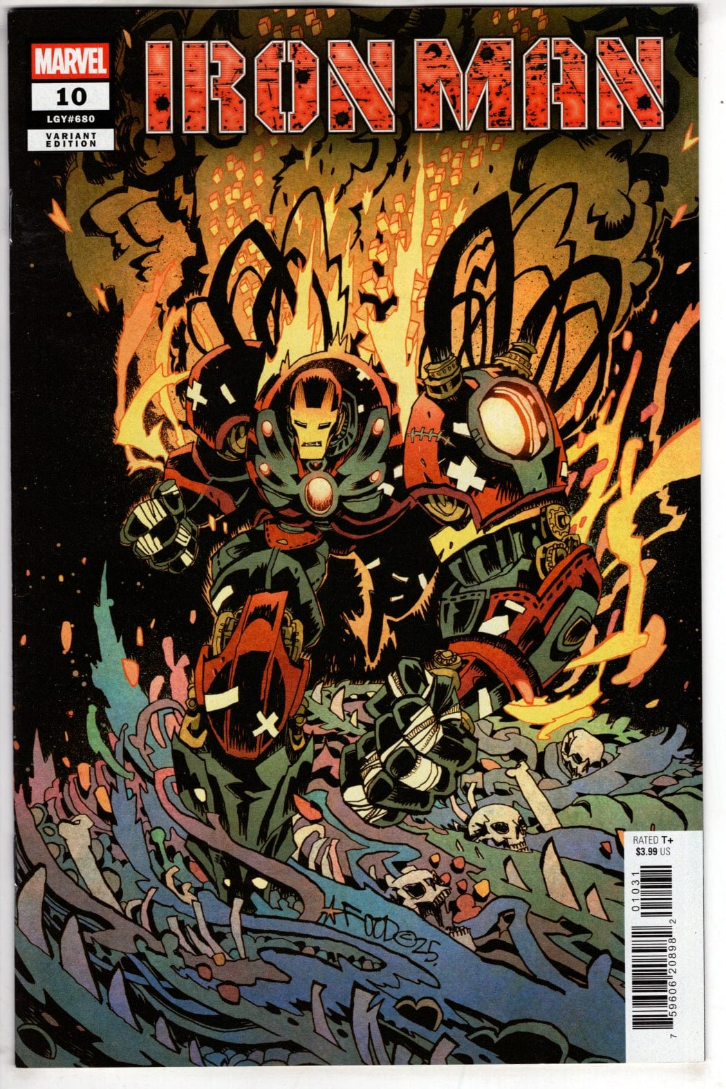 Marvel COMIC BOOK IRON MAN #10 JIM MAHFOOD VARIANT