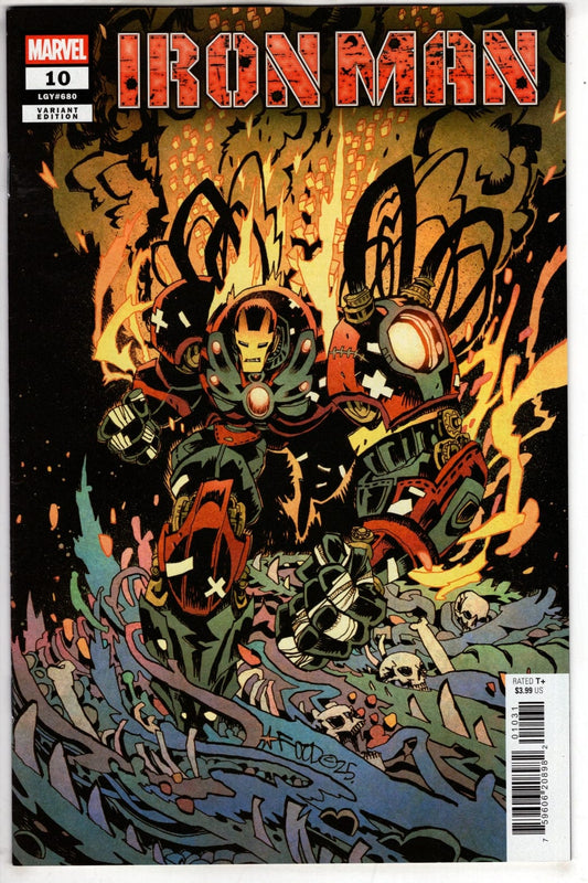 Marvel COMIC BOOK IRON MAN #10 JIM MAHFOOD VARIANT