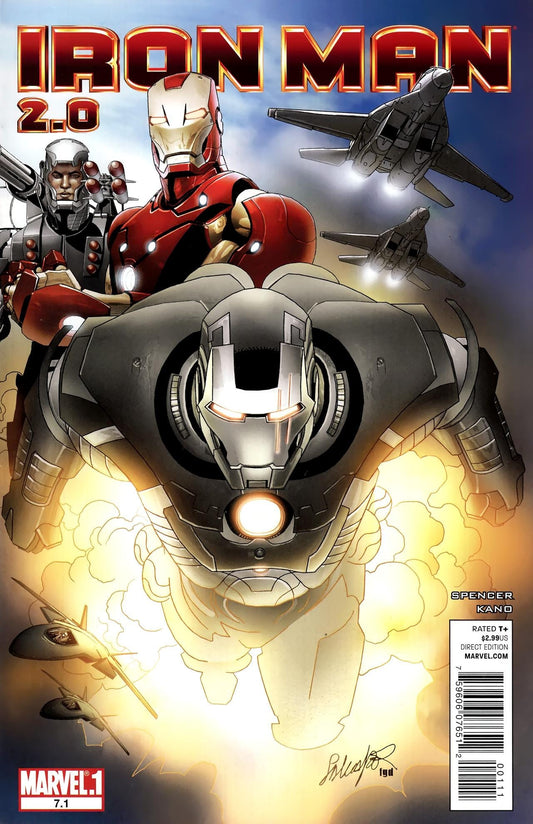 Marvel COMIC BOOK Iron Man 2.0 #7.1 - CVR A