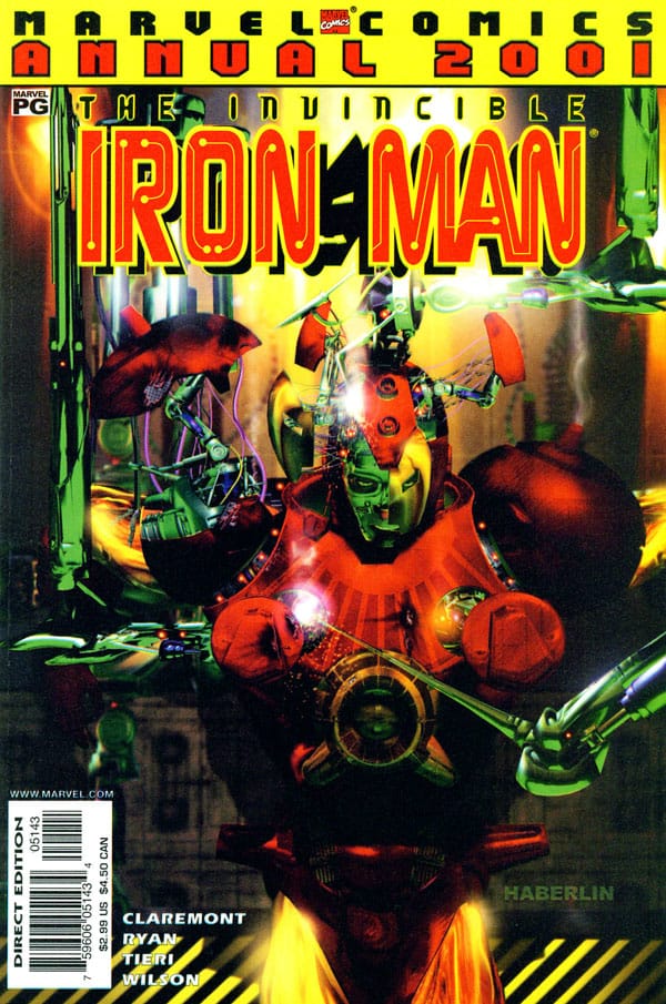Marvel COMIC BOOK Iron Man 2001 #1 (VF)