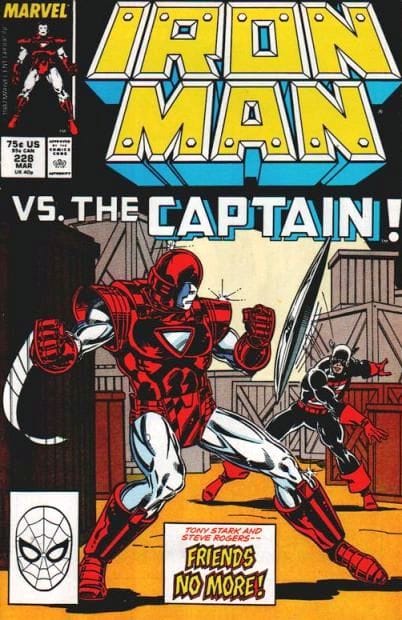 Marvel COMIC BOOK Iron Man #228 - CVR A (FN)