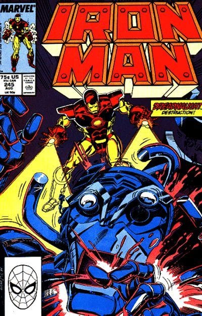 Marvel COMIC BOOK Iron Man #245 - CVR A (FN)