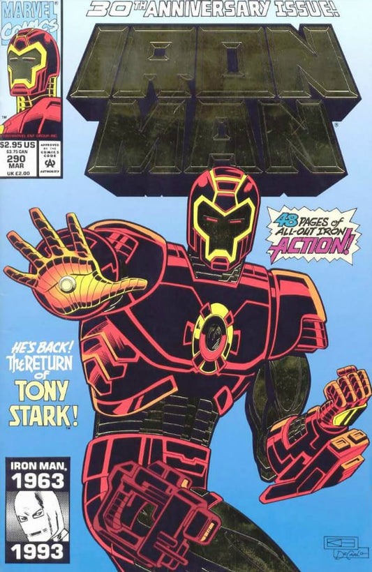 Marvel COMIC BOOK Iron Man #290 - CVR A (FN)
